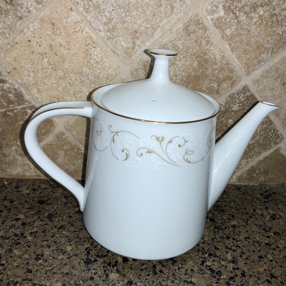 Noritake Duetto Teapot & Lid 5 Cups Capacity Made In Japan 6610 - Picture 2 of 5